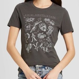 Large Gray Zodiac Tee Fifth Sun